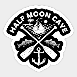 Half Moon Caye Beach, Belize, Boat Paddle Sticker